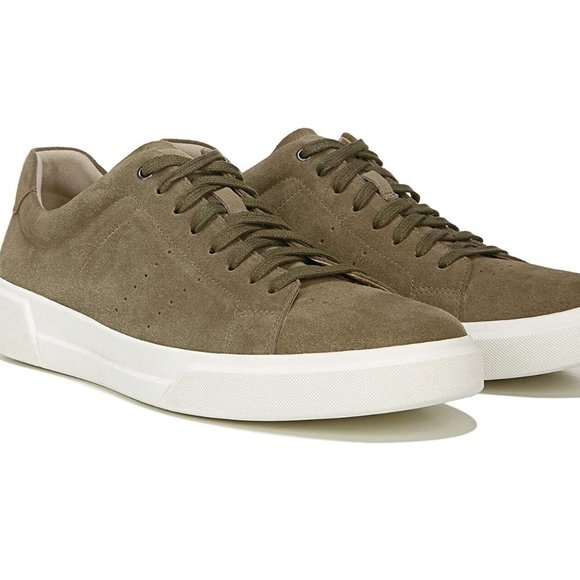 Vince Other - NEW VINCE Men's Brady Flint Olive Lace-Up Suede Sneaker Casual Shoes EU 41 US 8